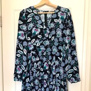 Loft Midi Floral Dress